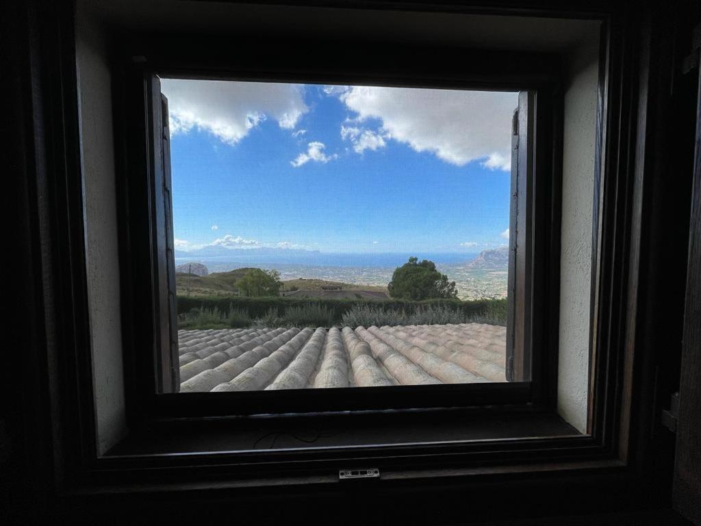 Villa Siciliana Con Piscina E Vista Panoramica Sul Mare Borgetto Exterior foto