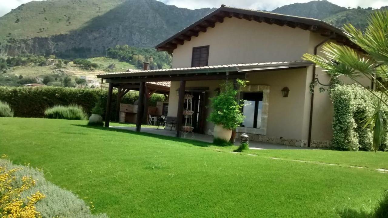 Villa Siciliana Con Piscina E Vista Panoramica Sul Mare Borgetto Exterior foto