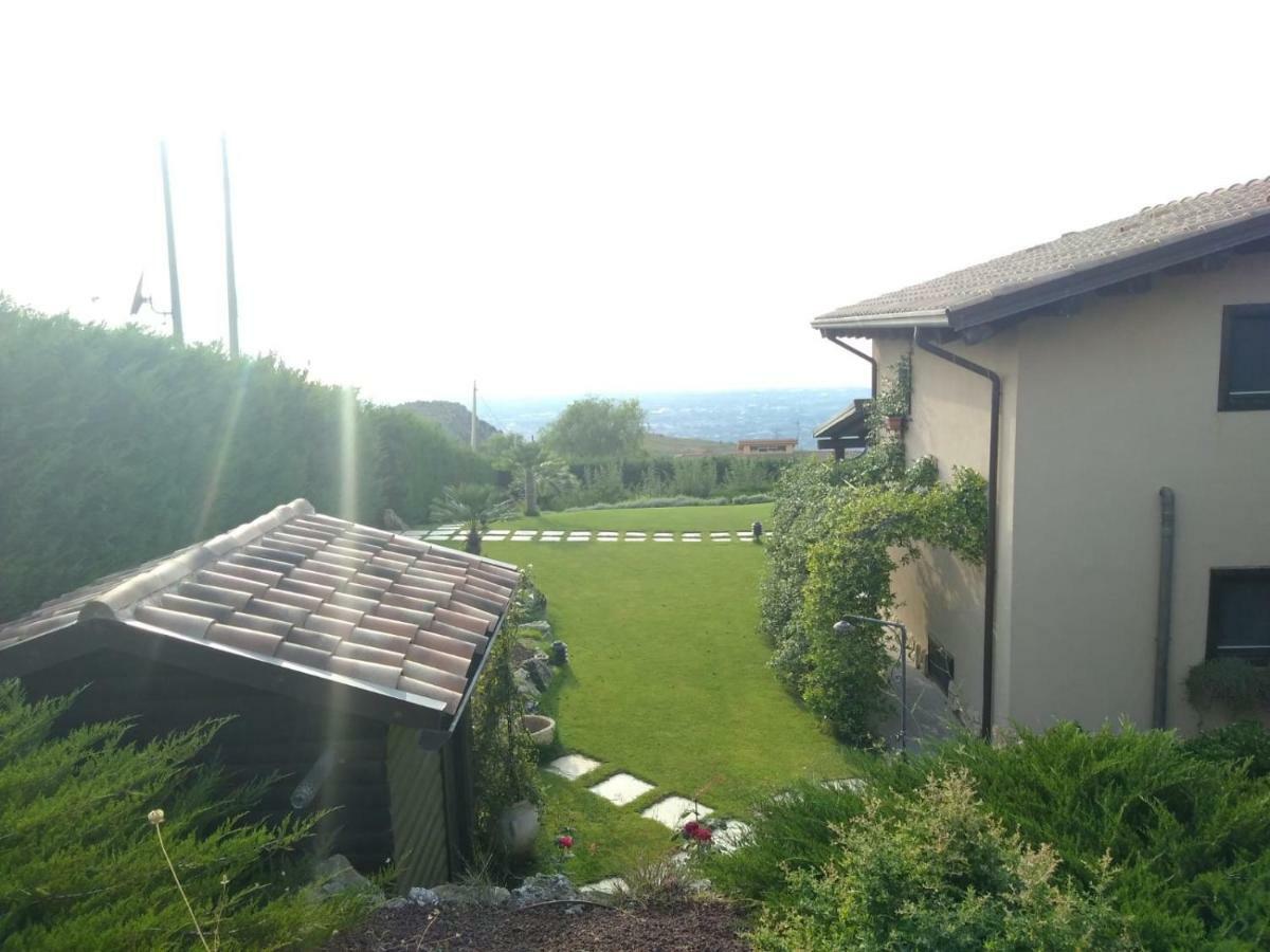 Villa Siciliana Con Piscina E Vista Panoramica Sul Mare Borgetto Exterior foto