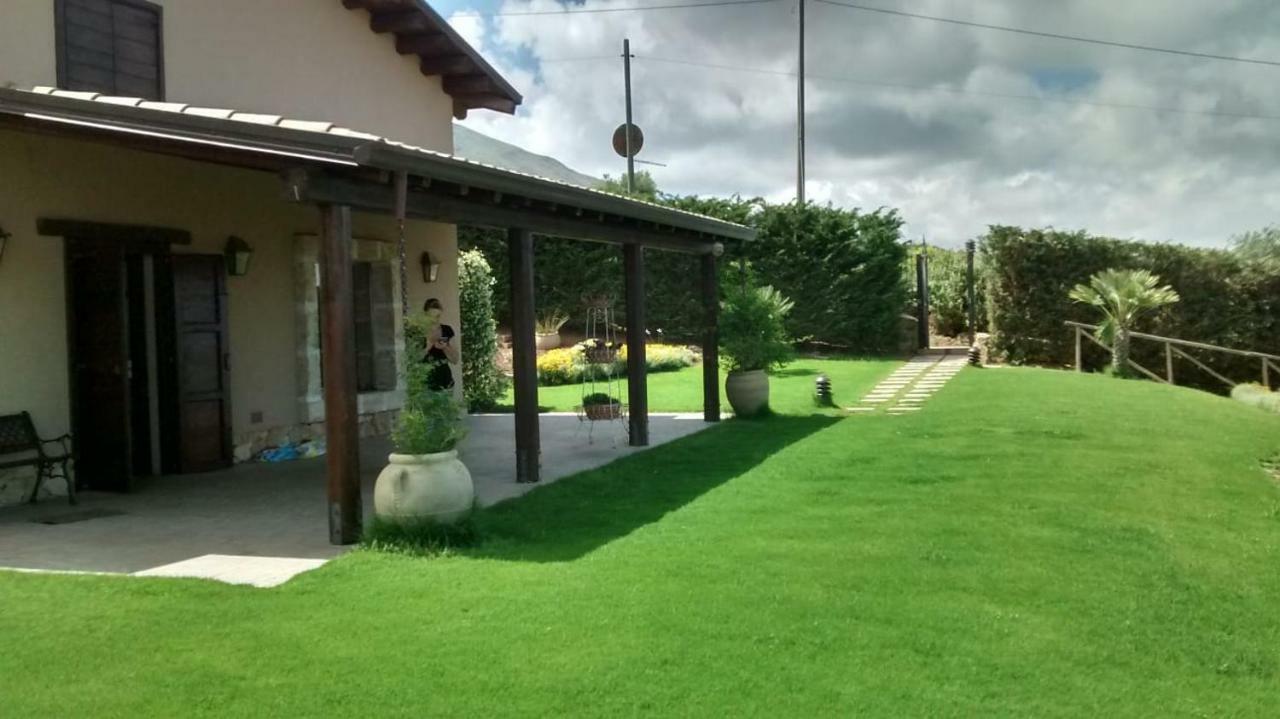 Villa Siciliana Con Piscina E Vista Panoramica Sul Mare Borgetto Exterior foto